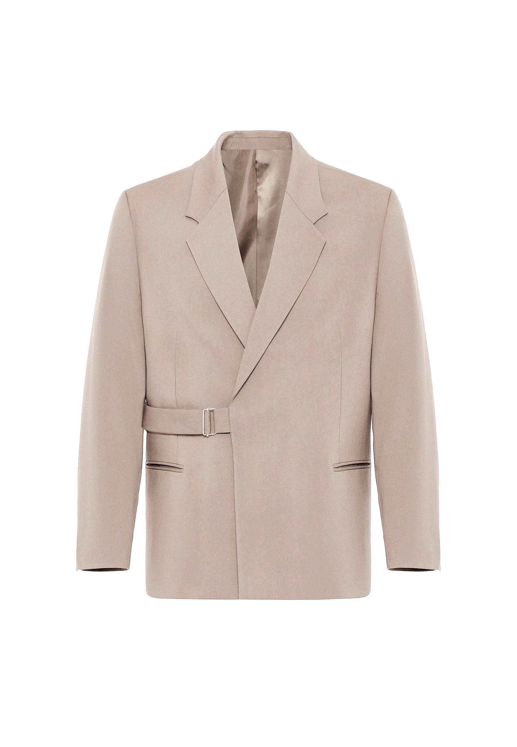 Antioch Taş Kuşaklı Relax Fit Erkek Blazer Ceket