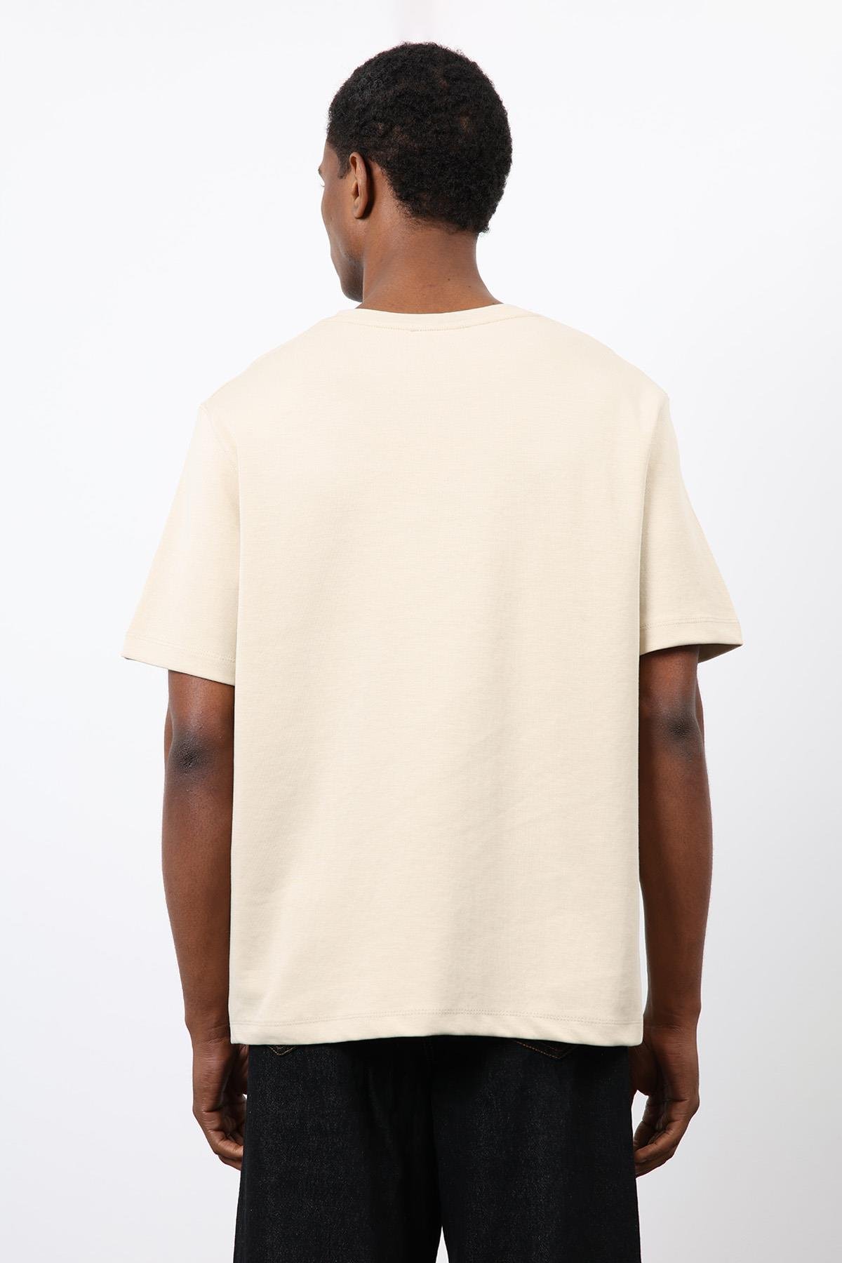 Antioch Taş Regular Fit Basic Erkek T-Shirt