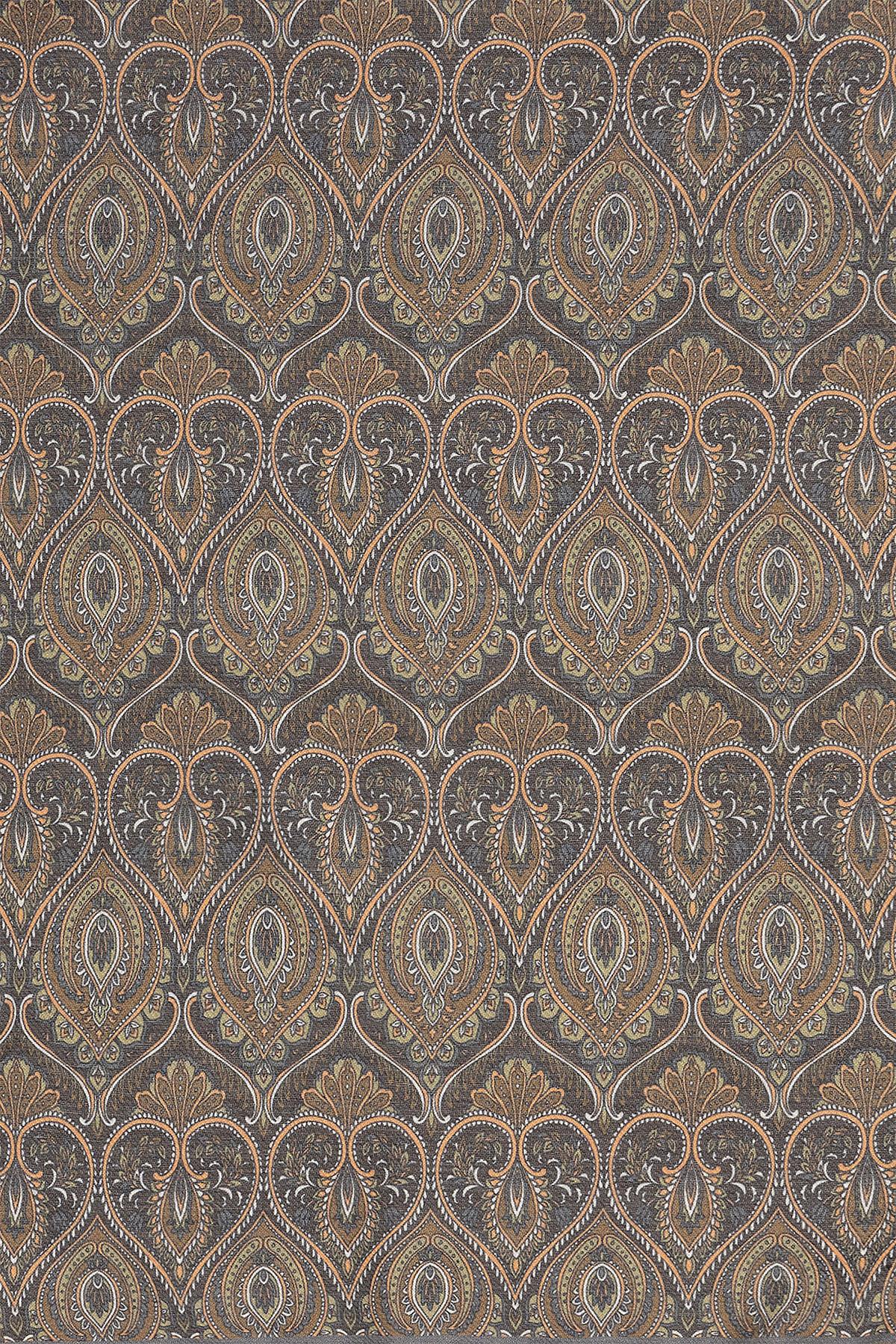 Antioch Turuncu Desenli Fular