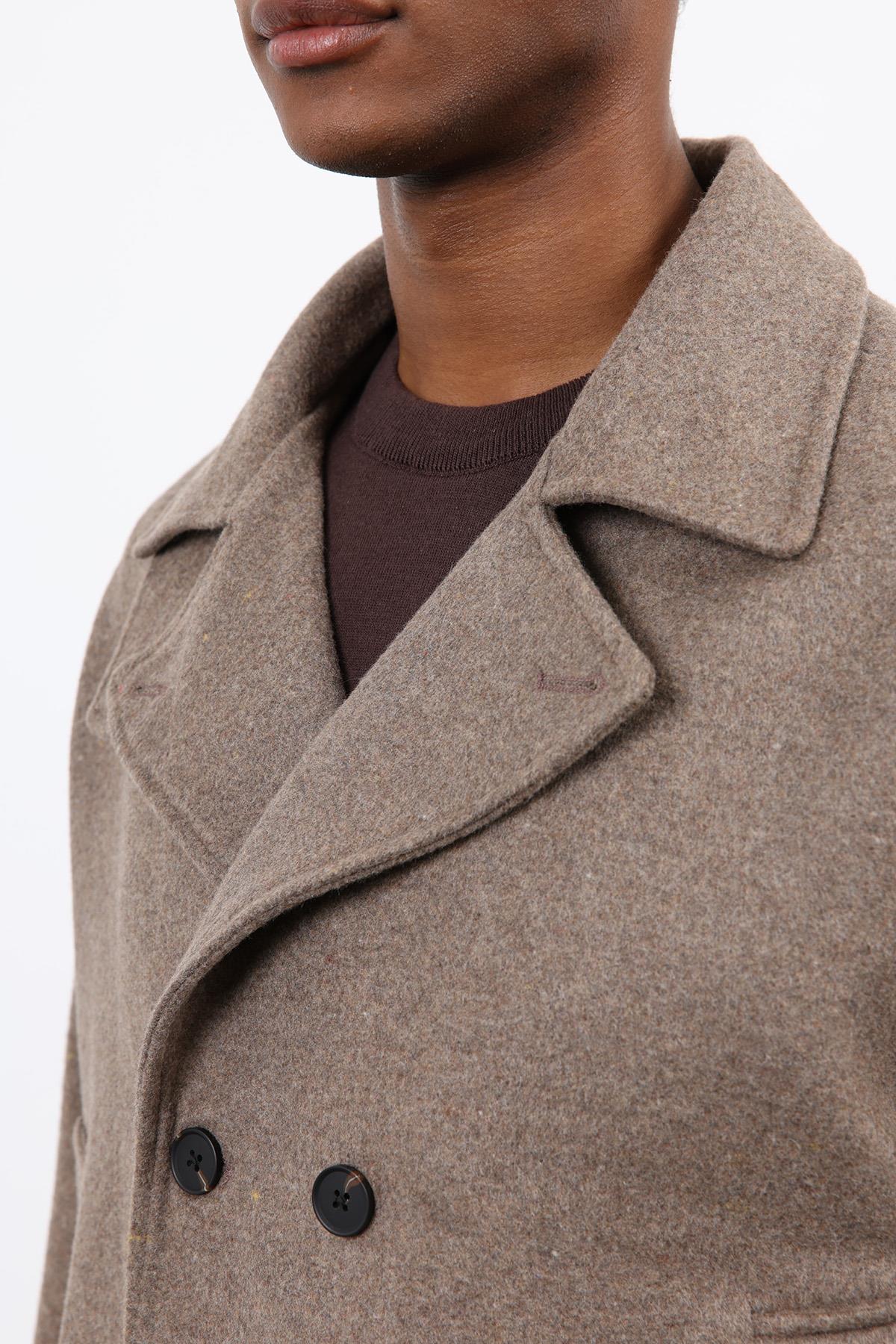 Antioch Vizon Kruvaze Kapama Kısa Erkek Kaban