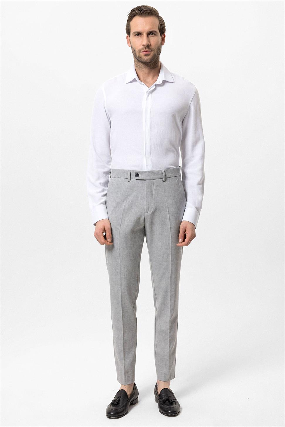 Antioch Açık Gri Erkek Kumaş Pantolon
