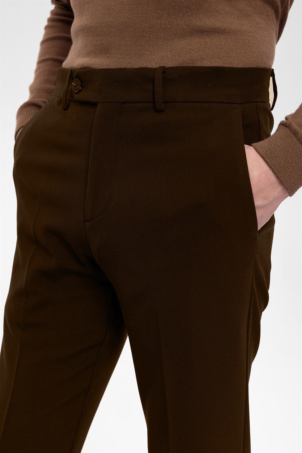 Antioch Açık Kahve Erkek Kumaş Pantolon