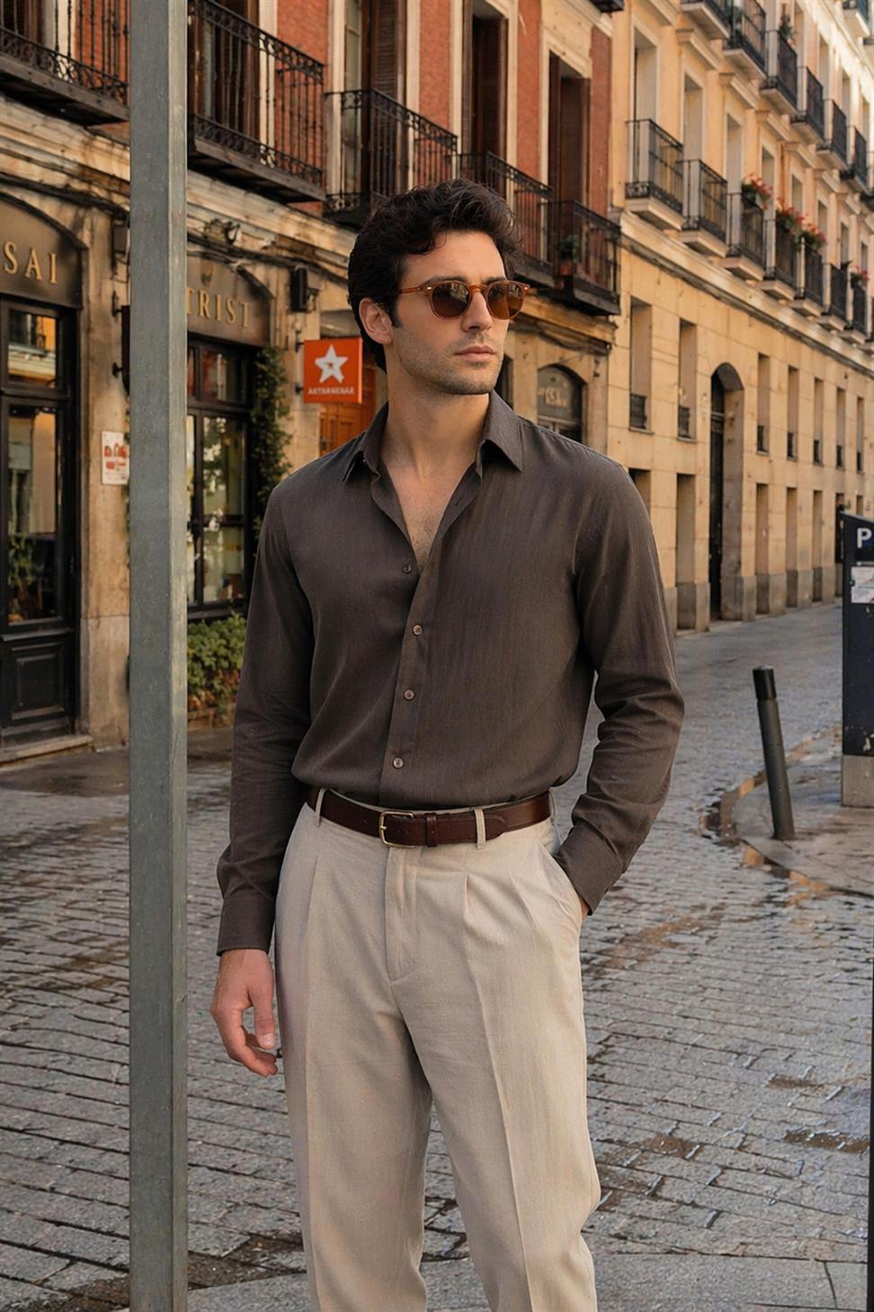 Technical Regular Fit Mens Shirt