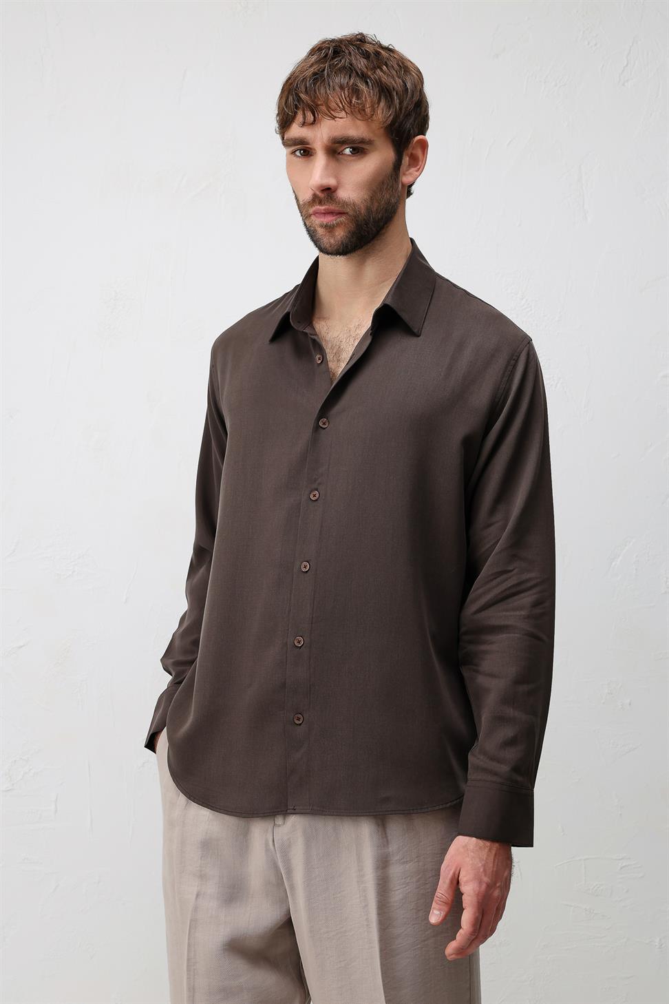 Technical Regular Fit Mens Shirt