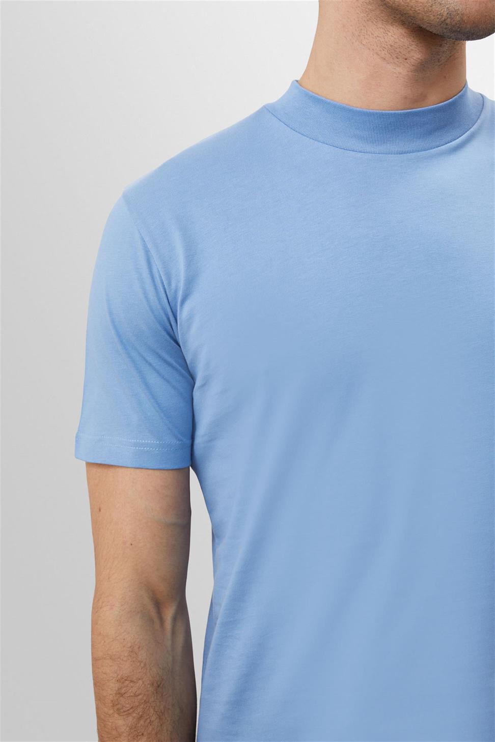 Antioch Açık Mavi Slim Fit Basic T-Shirt