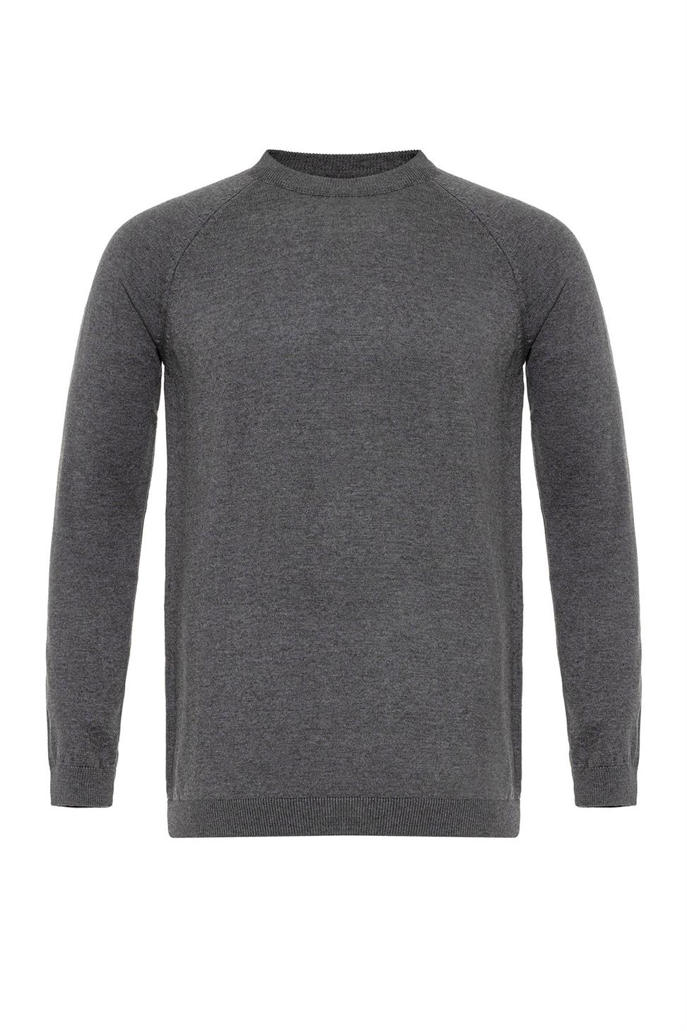 طاقم الرقبة سترة تريكو سليم صالح