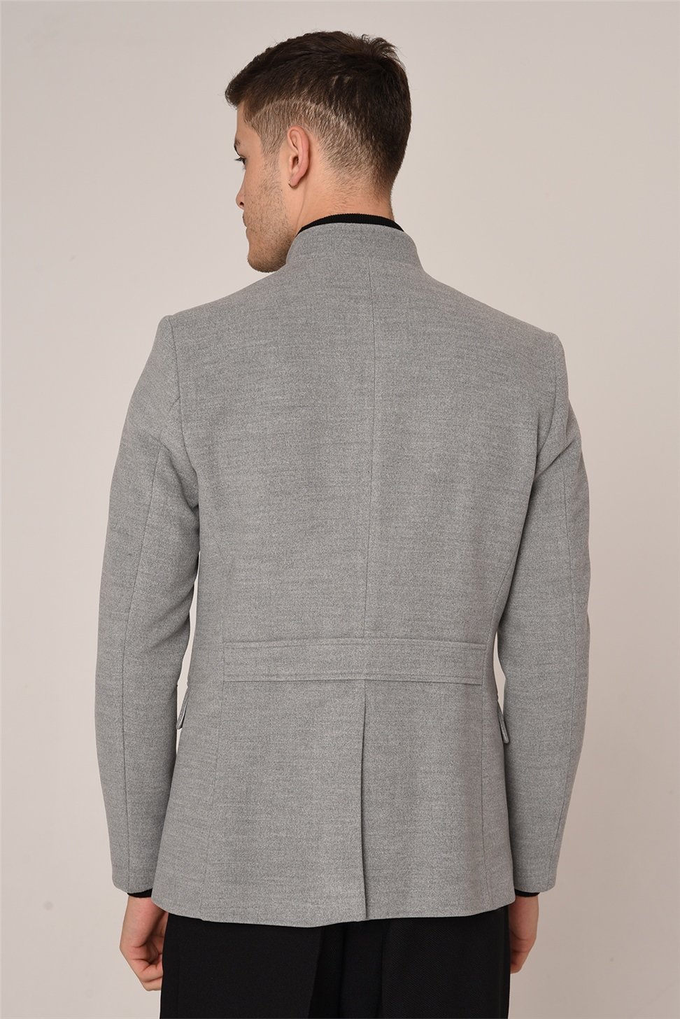 سترة قطنية بياقة واقفة للرجال