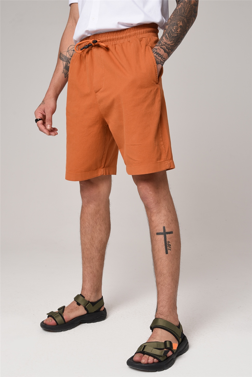 شورت خصر مطاطي