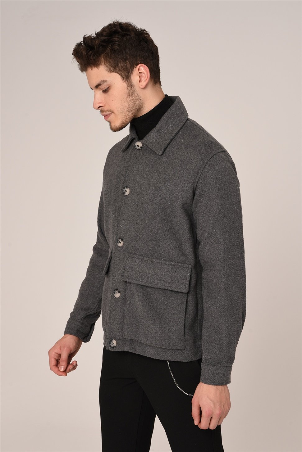 سترة قميص جيب الحقيبة