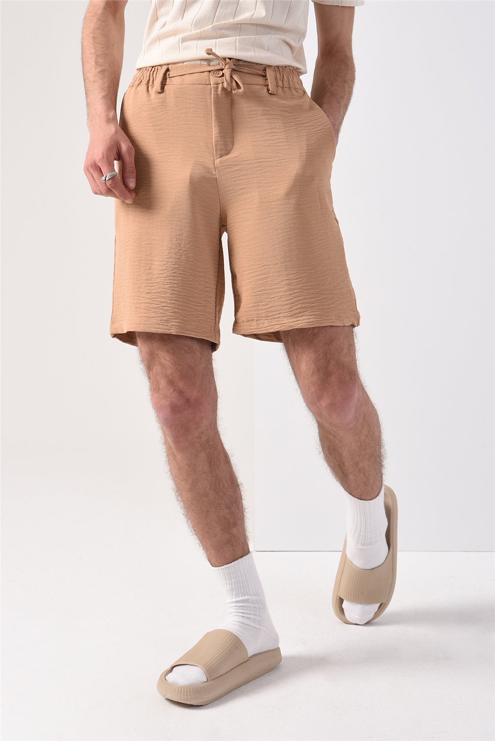 شورت خصر مطاطي