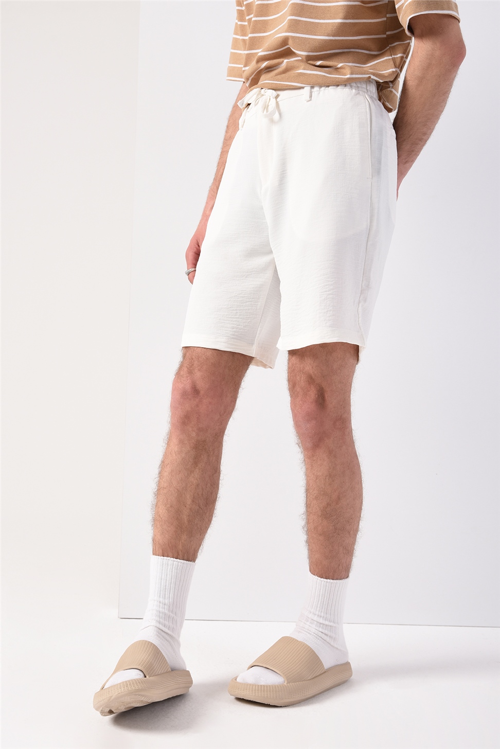 شورت خصر مطاطي