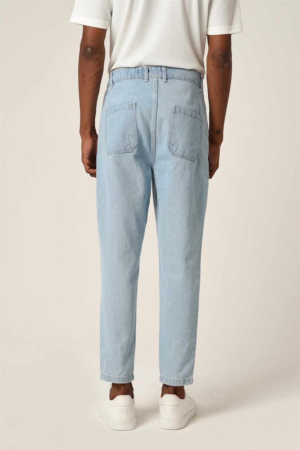 Mens High Waist Jeans