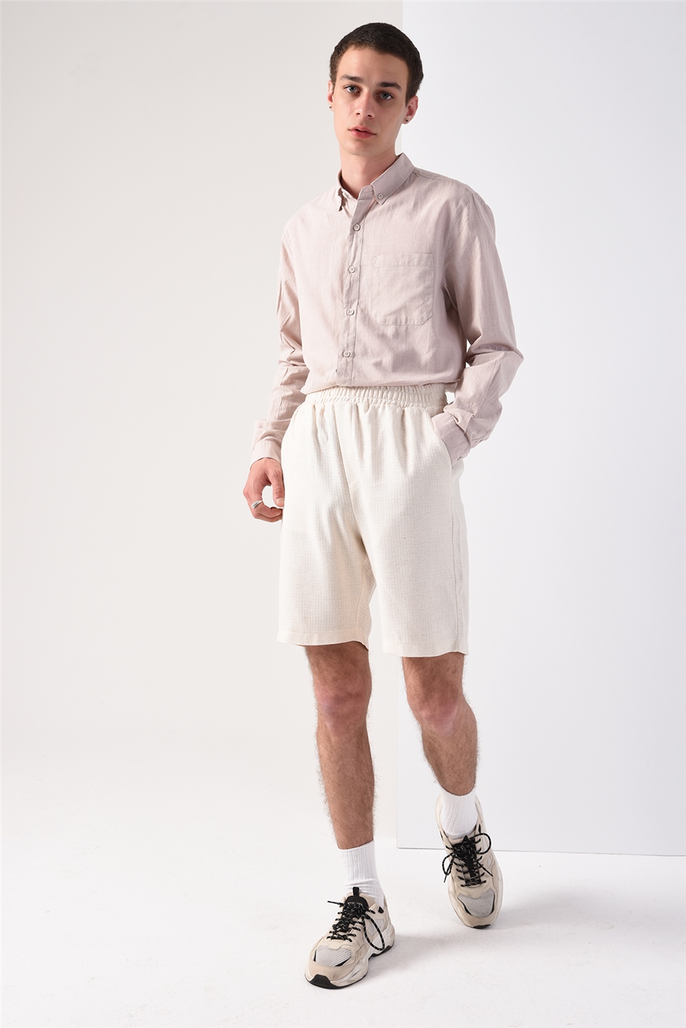 شورت خصر مطاطي