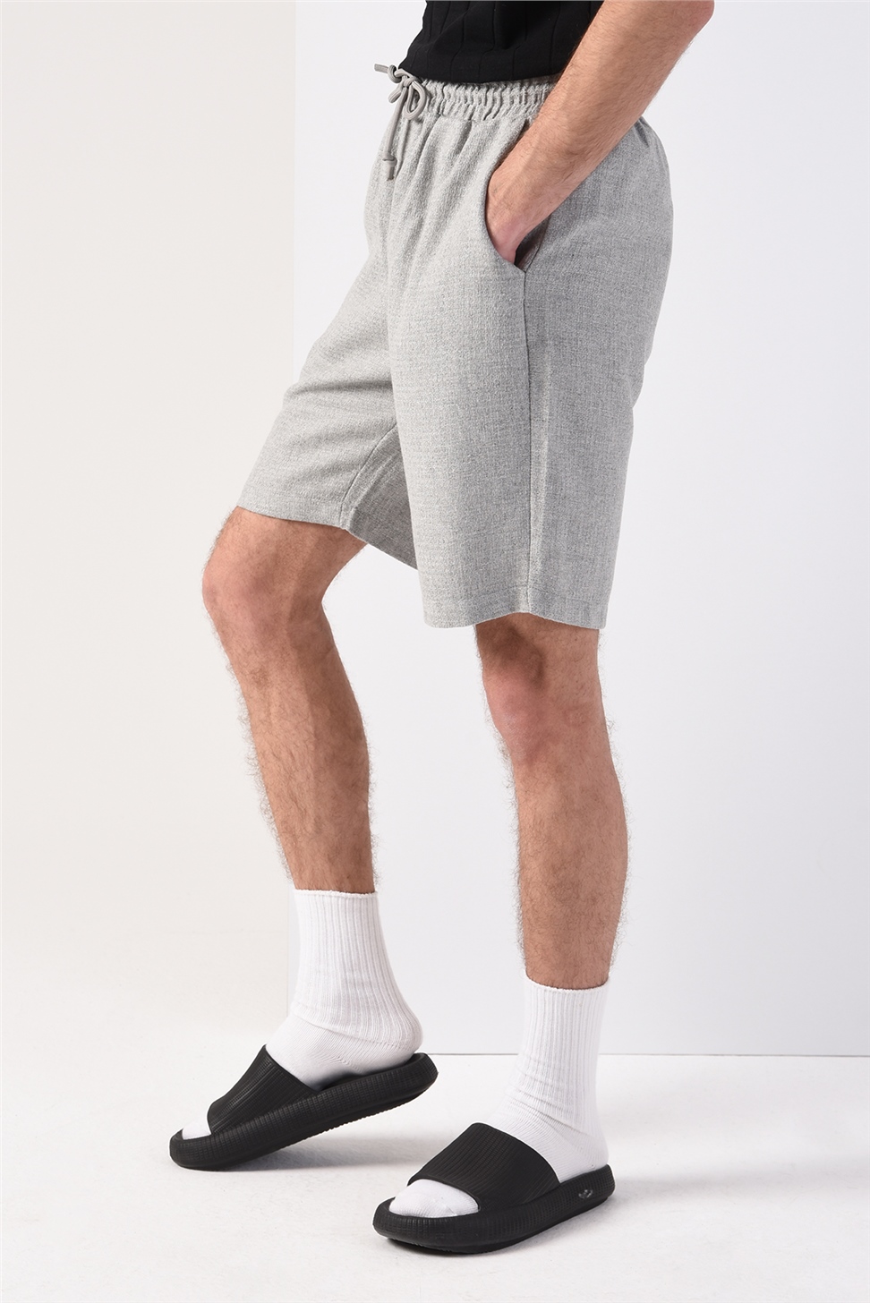 شورت خصر مطاطي