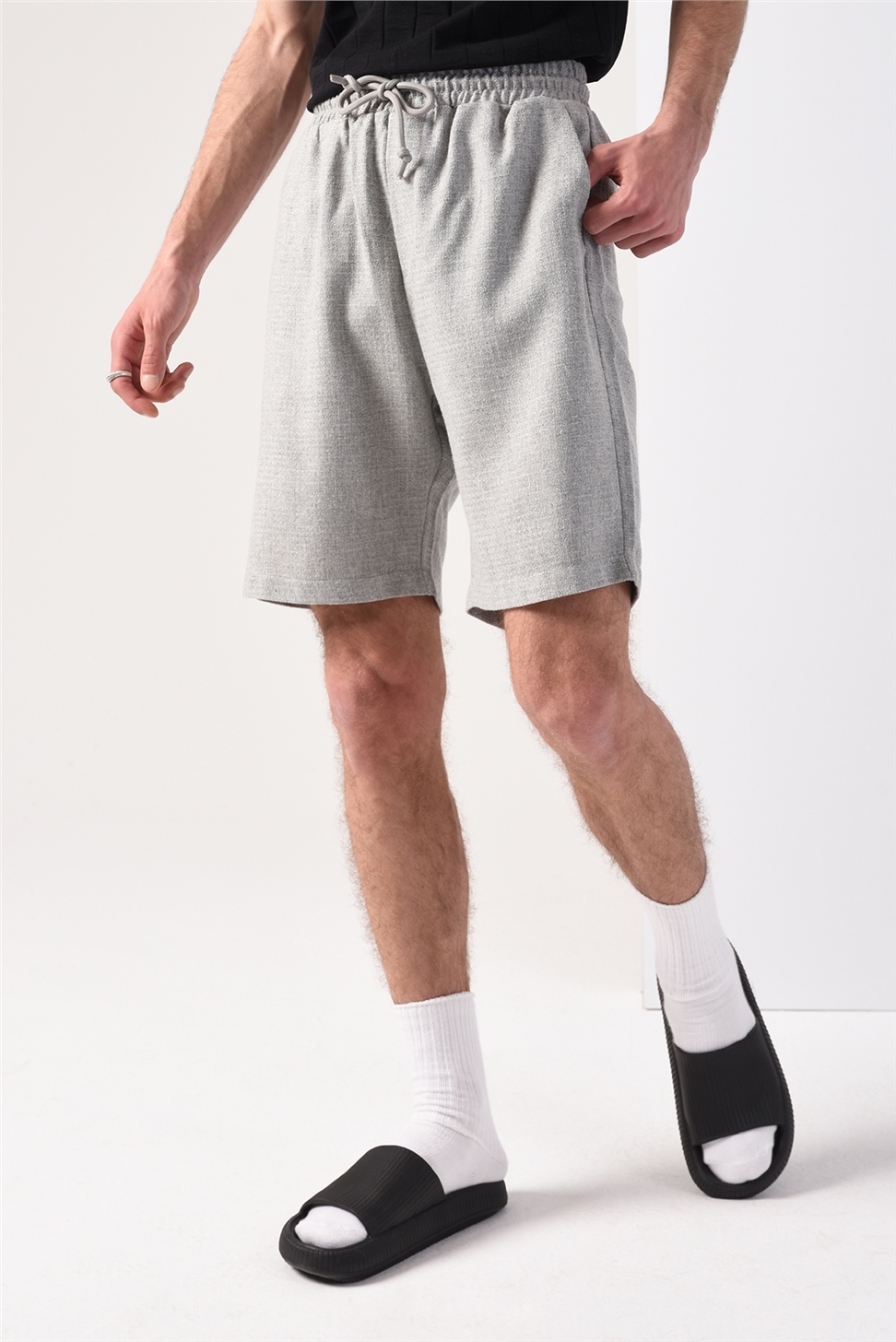 شورت خصر مطاطي