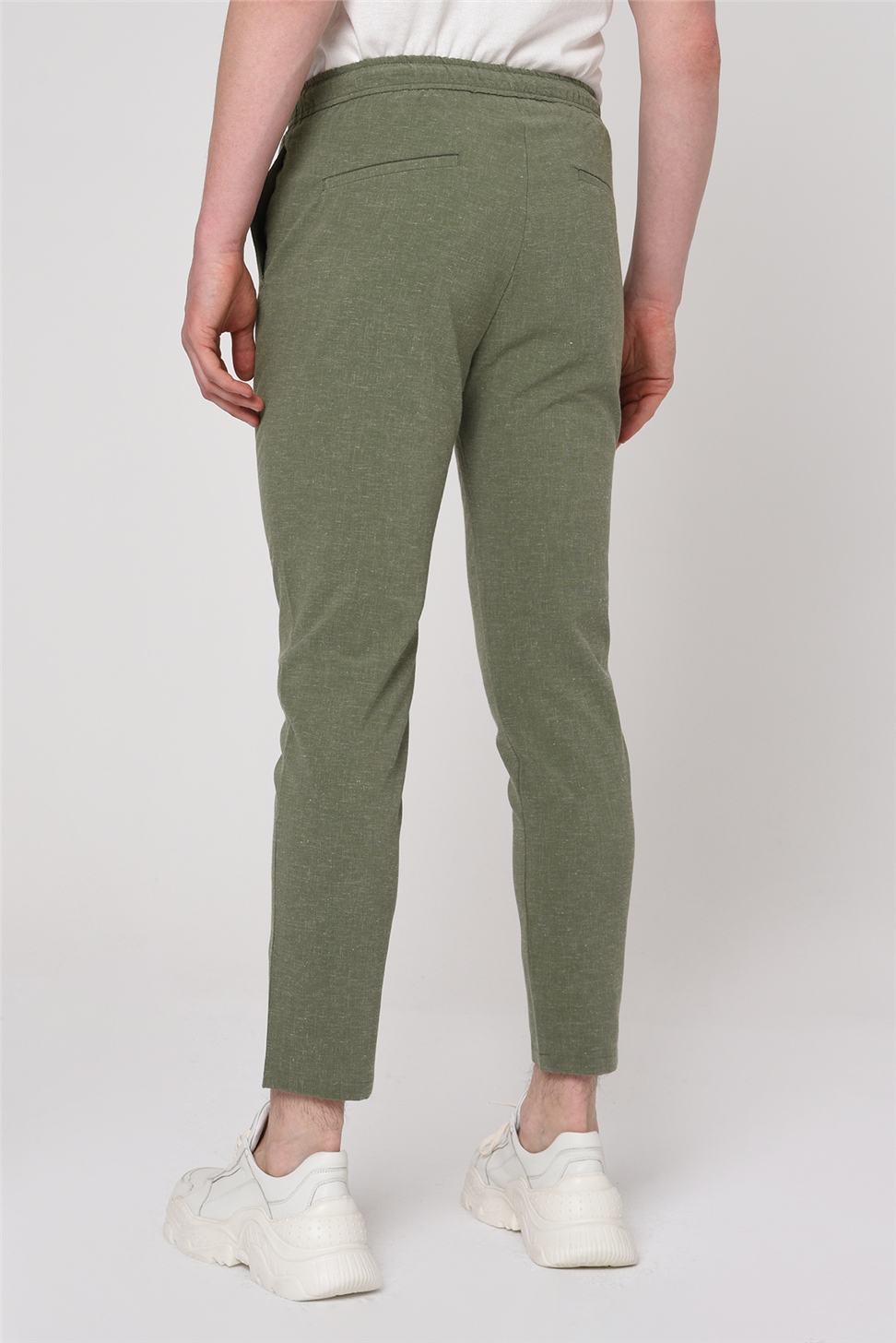 بنطال بخصر مطاطي