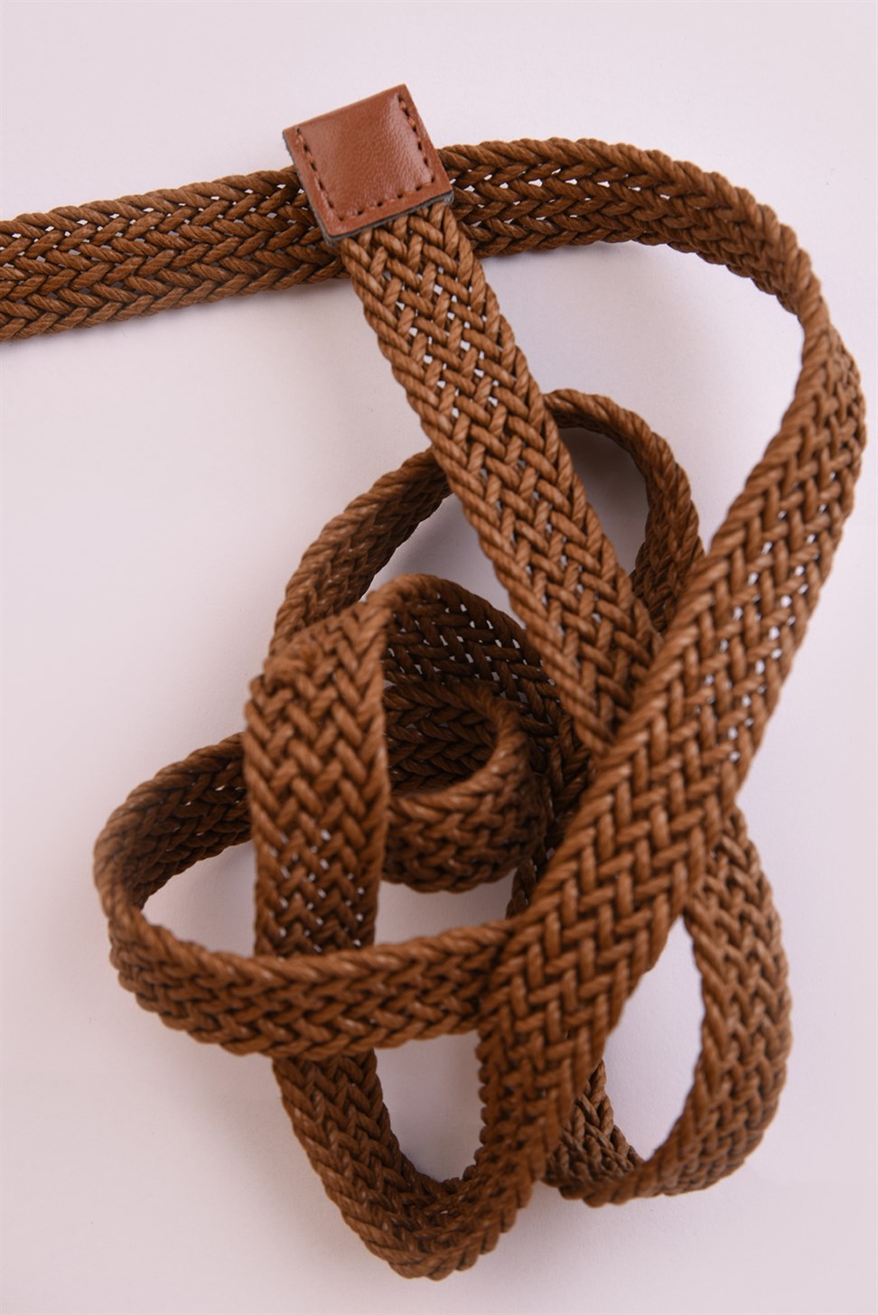 حزام رجالي محبوك رفيع