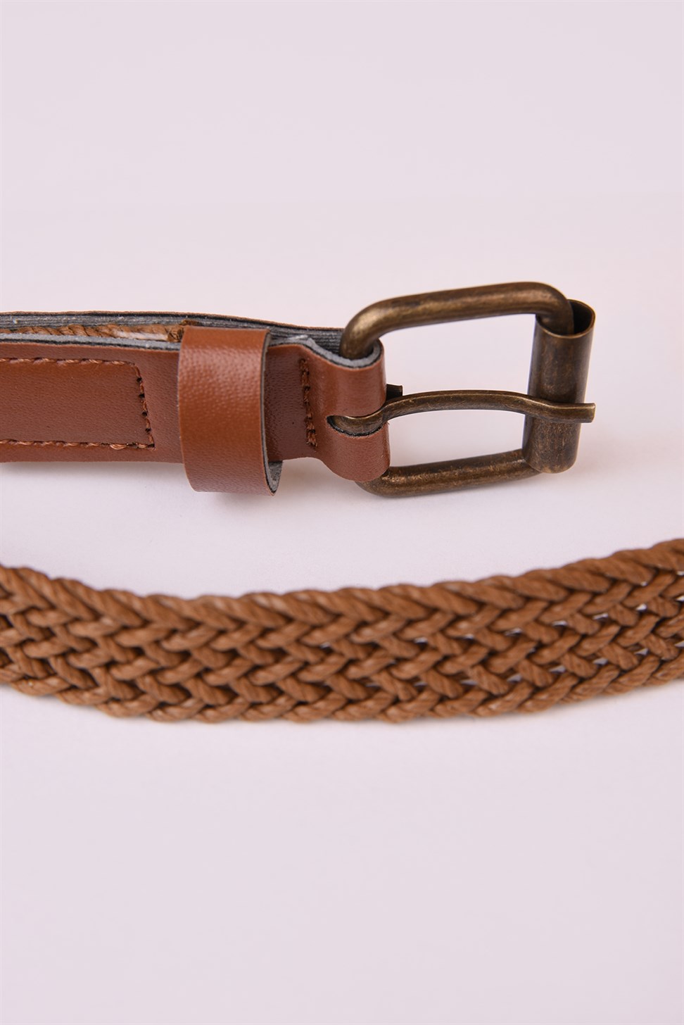 حزام رجالي محبوك رفيع