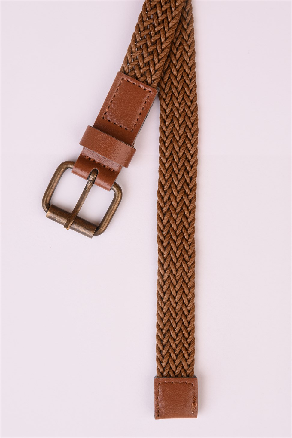 حزام رجالي محبوك رفيع