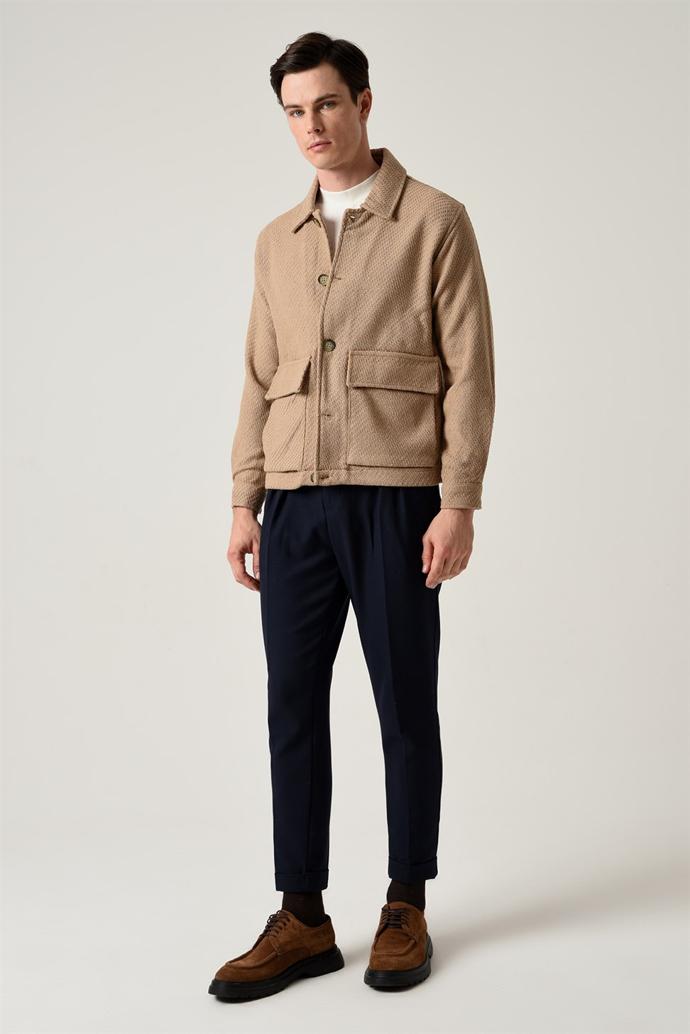 سترة قميص جيب الحقيبة