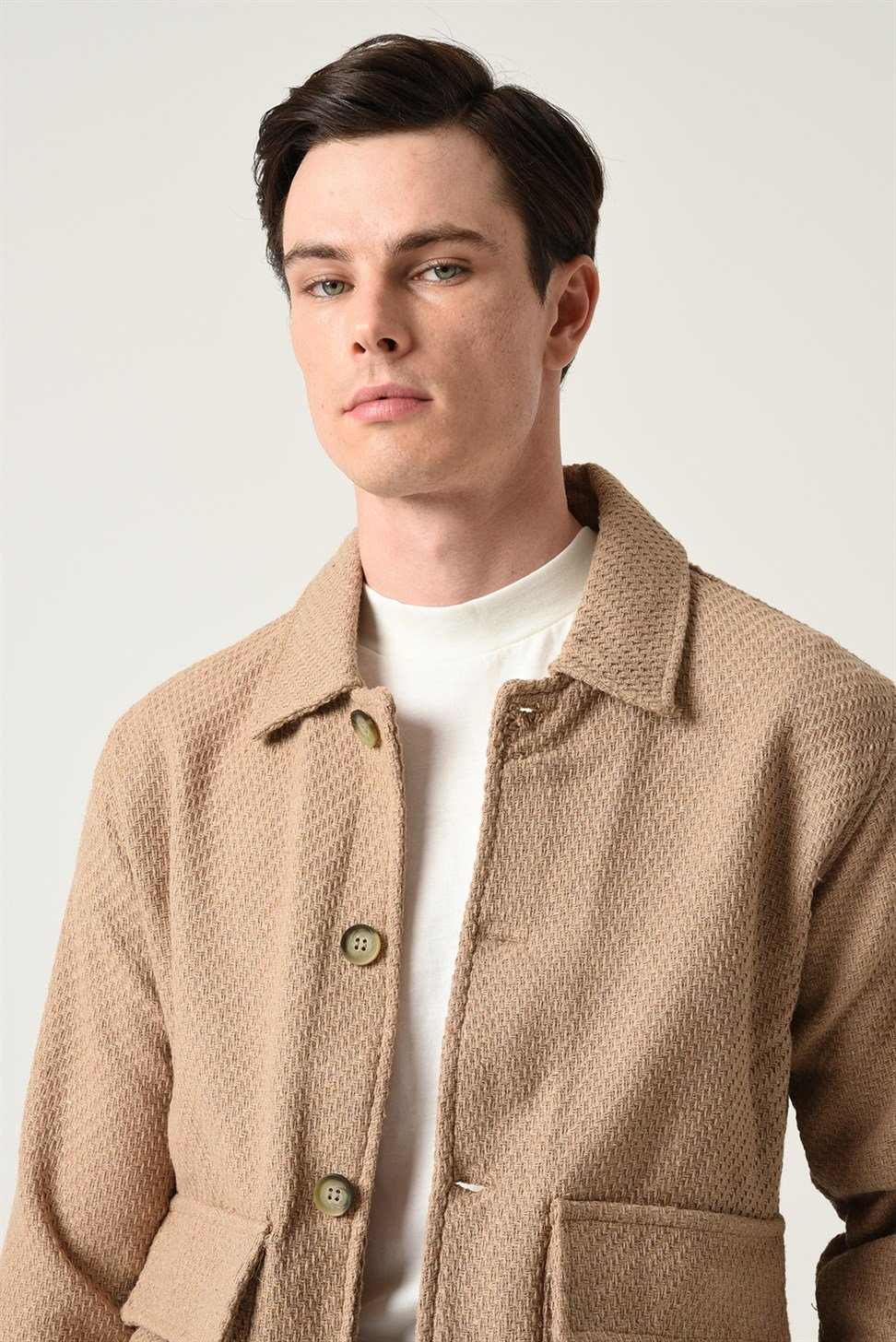 سترة قميص جيب الحقيبة