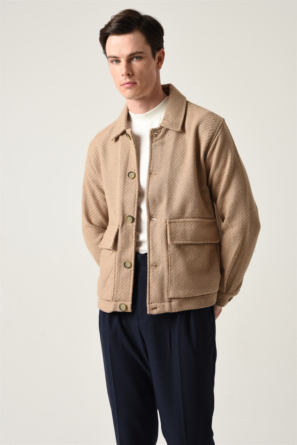 سترة قميص جيب الحقيبة