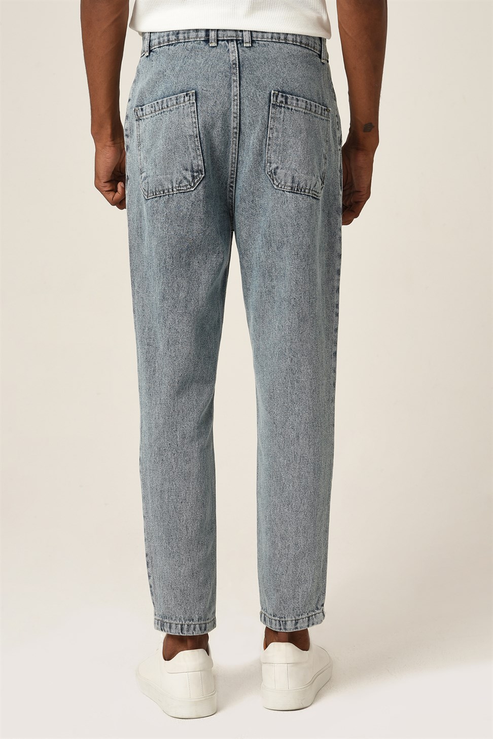 Mens High Waist Jeans