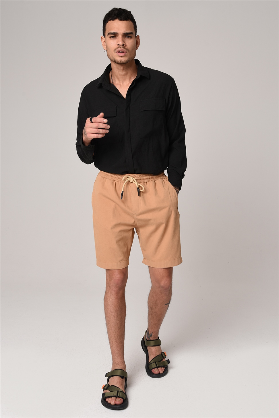 شورت خصر مطاطي