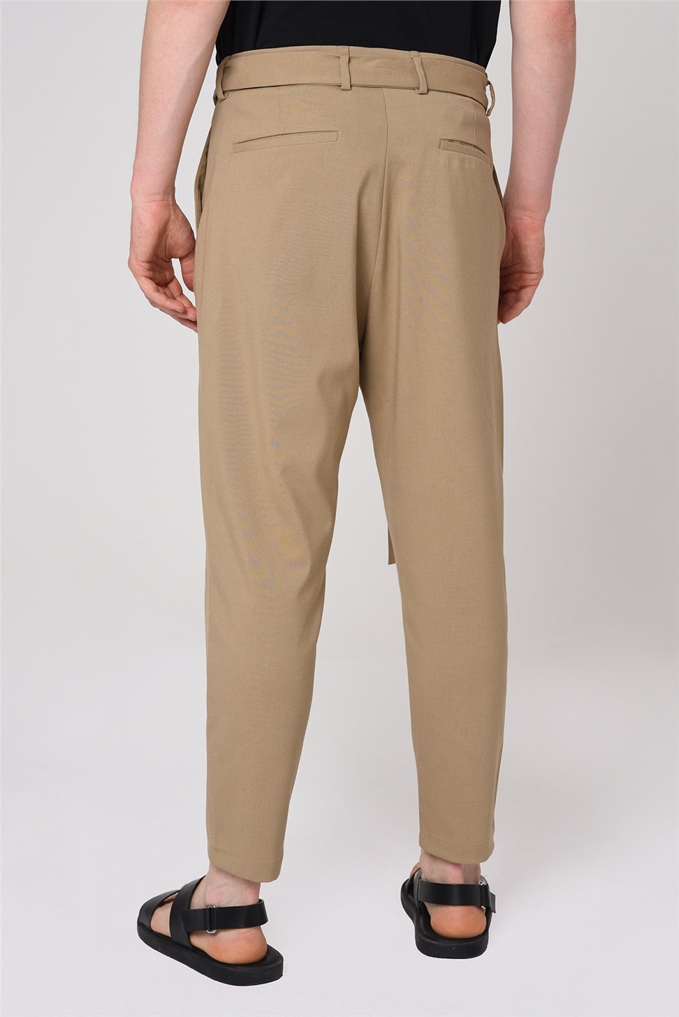 بنطال Boyfriend بحزام الخصر