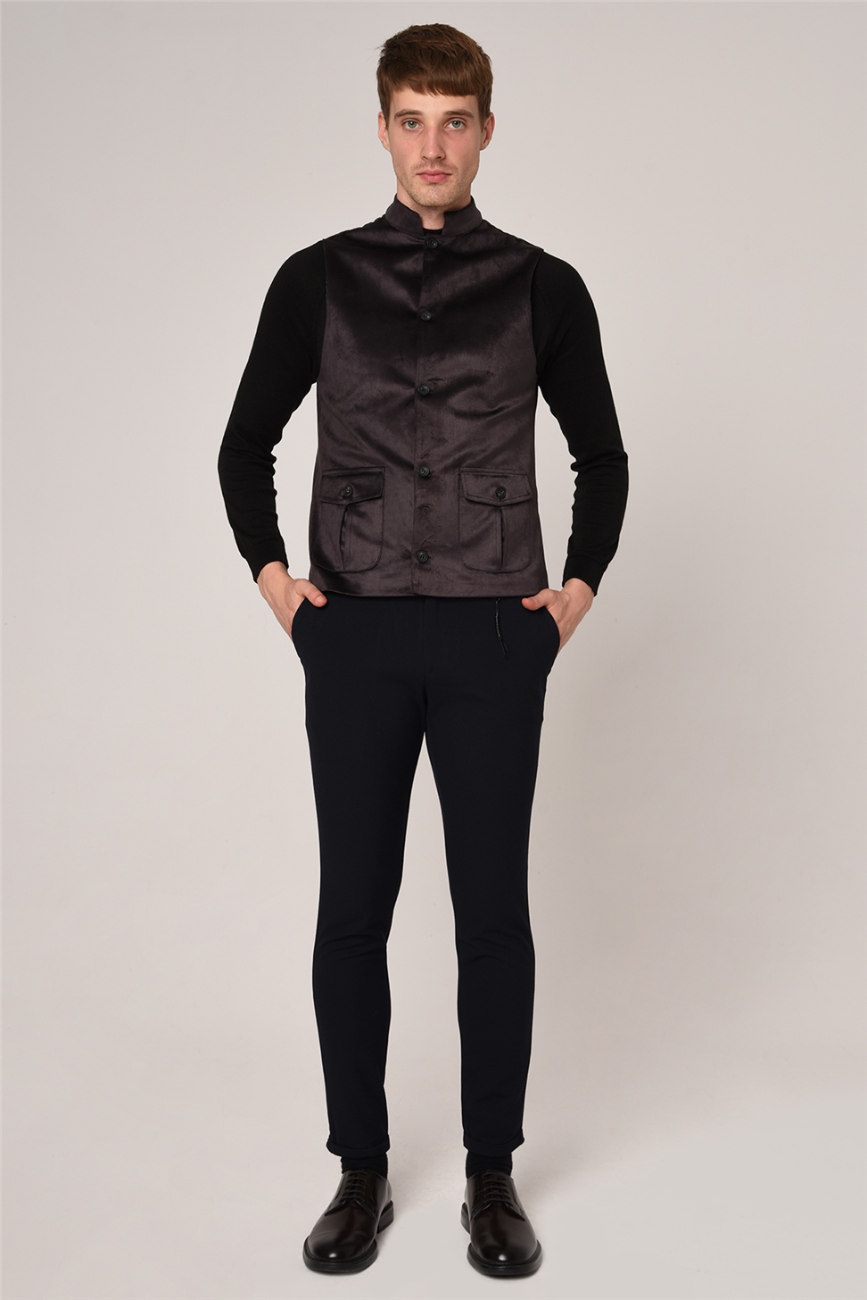 بنطال إكسسوار بقصة ضيقة للرجال