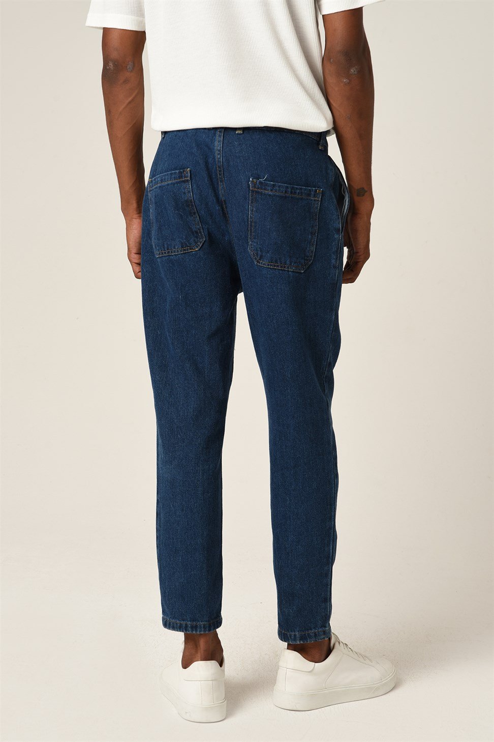 Mens High Waist Jeans