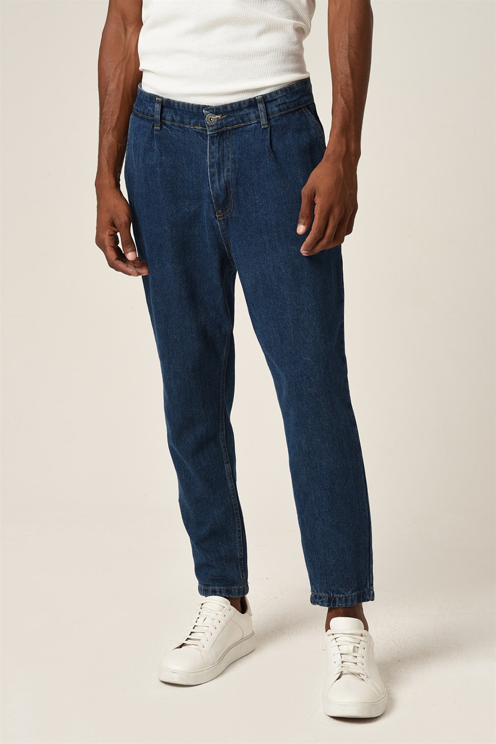 Mens High Waist Jeans