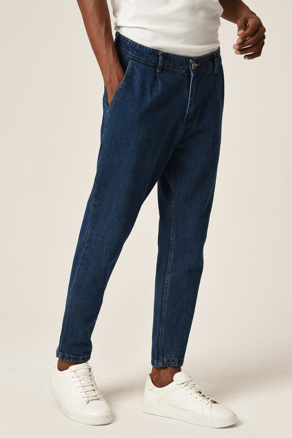 Mens High Waist Jeans