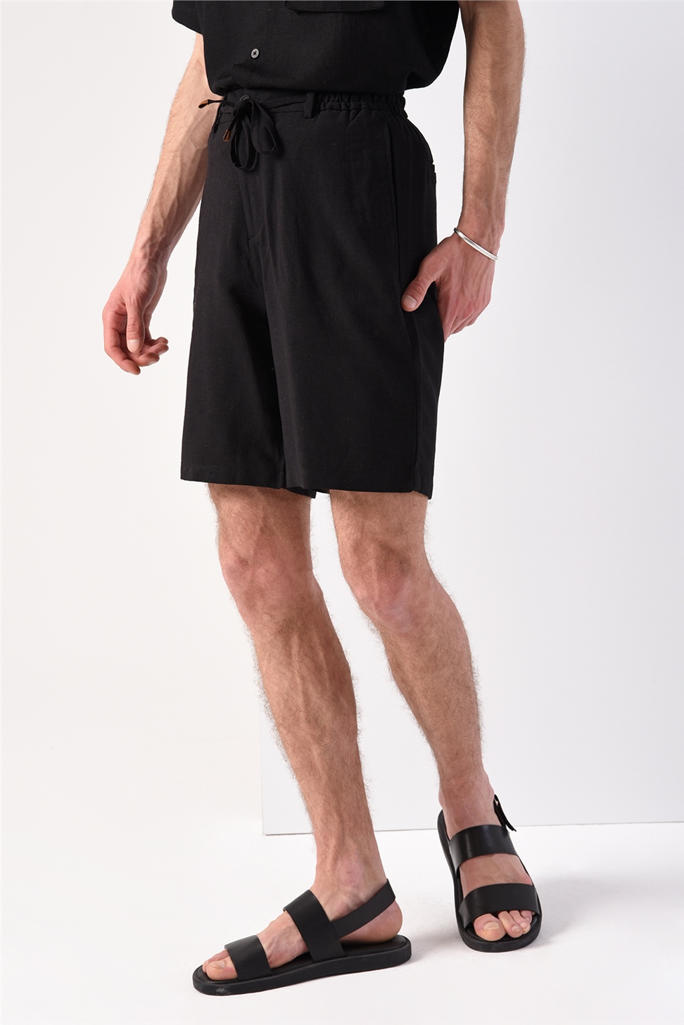 شورت خصر مطاطي