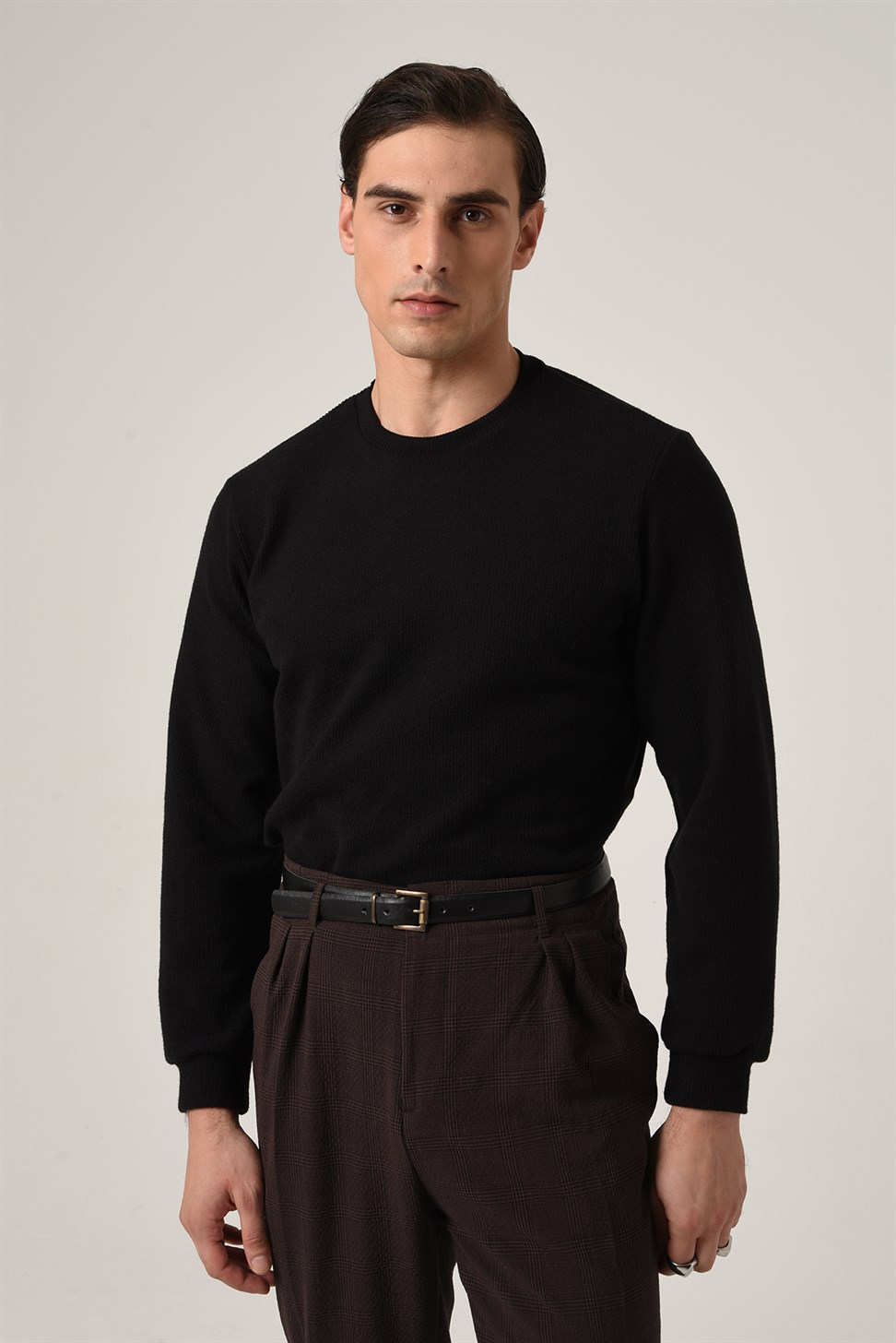 طاقم الرقبة البلوز الرجال