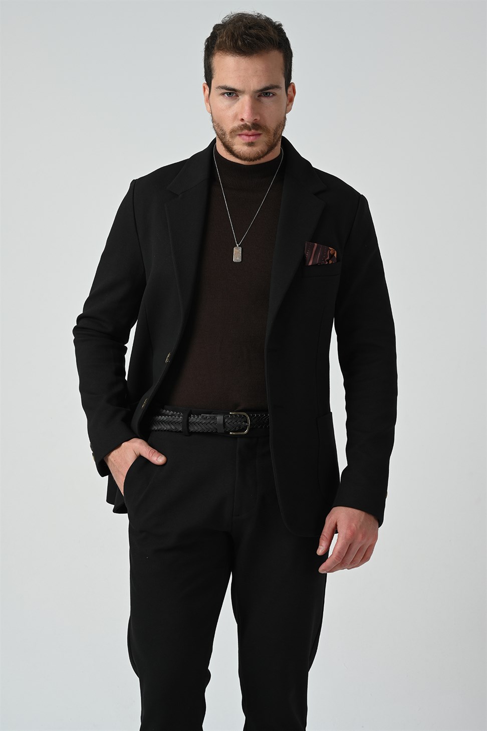 مجموعة السراويل سترة غير المبطنة للرجال