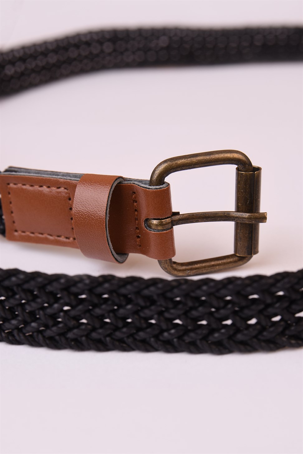 حزام رجالي محبوك رفيع