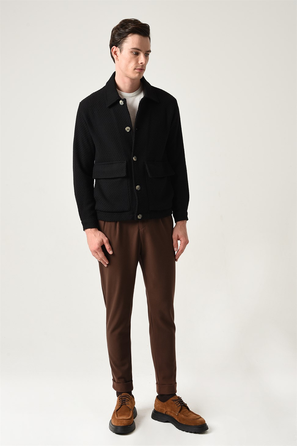 سترة قميص جيب الحقيبة