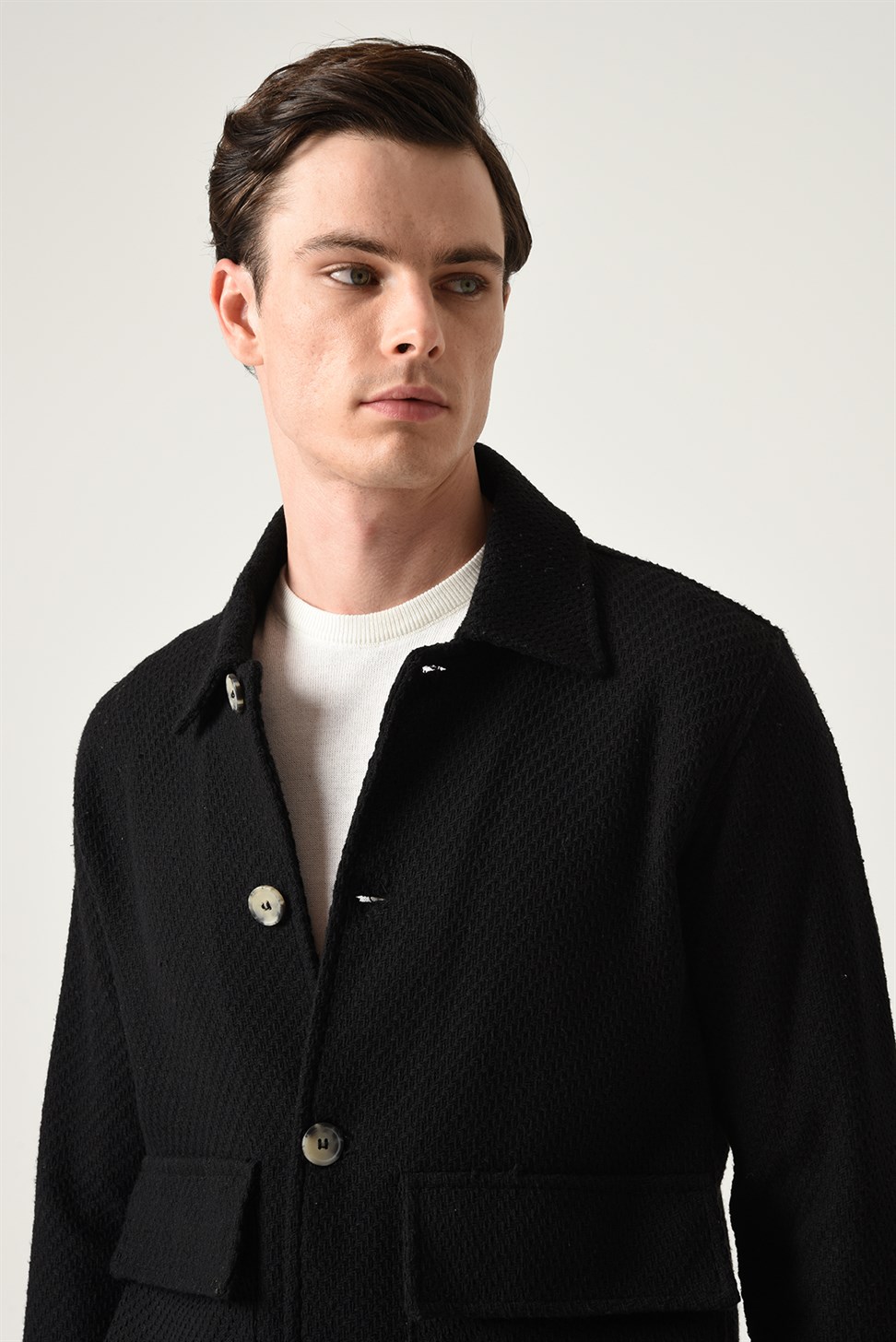 سترة قميص جيب الحقيبة