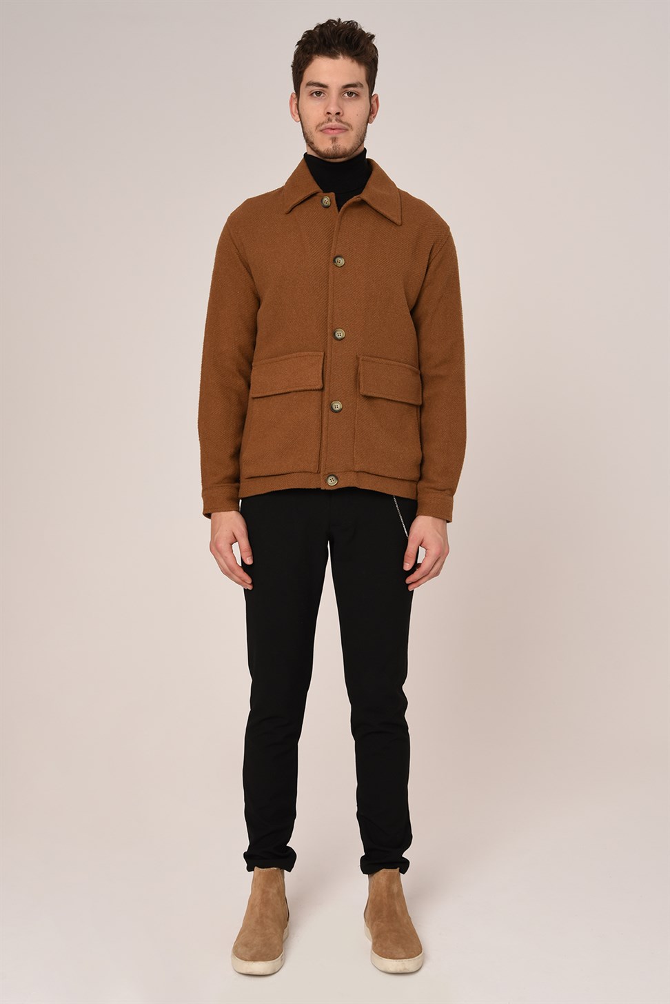 سترة قميص جيب الحقيبة