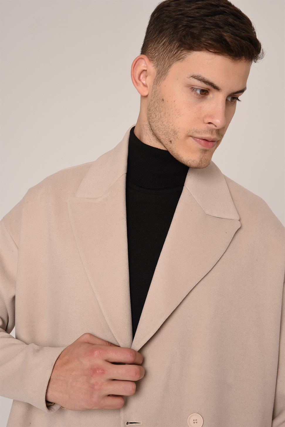 معطف رجالي كبير الحجم