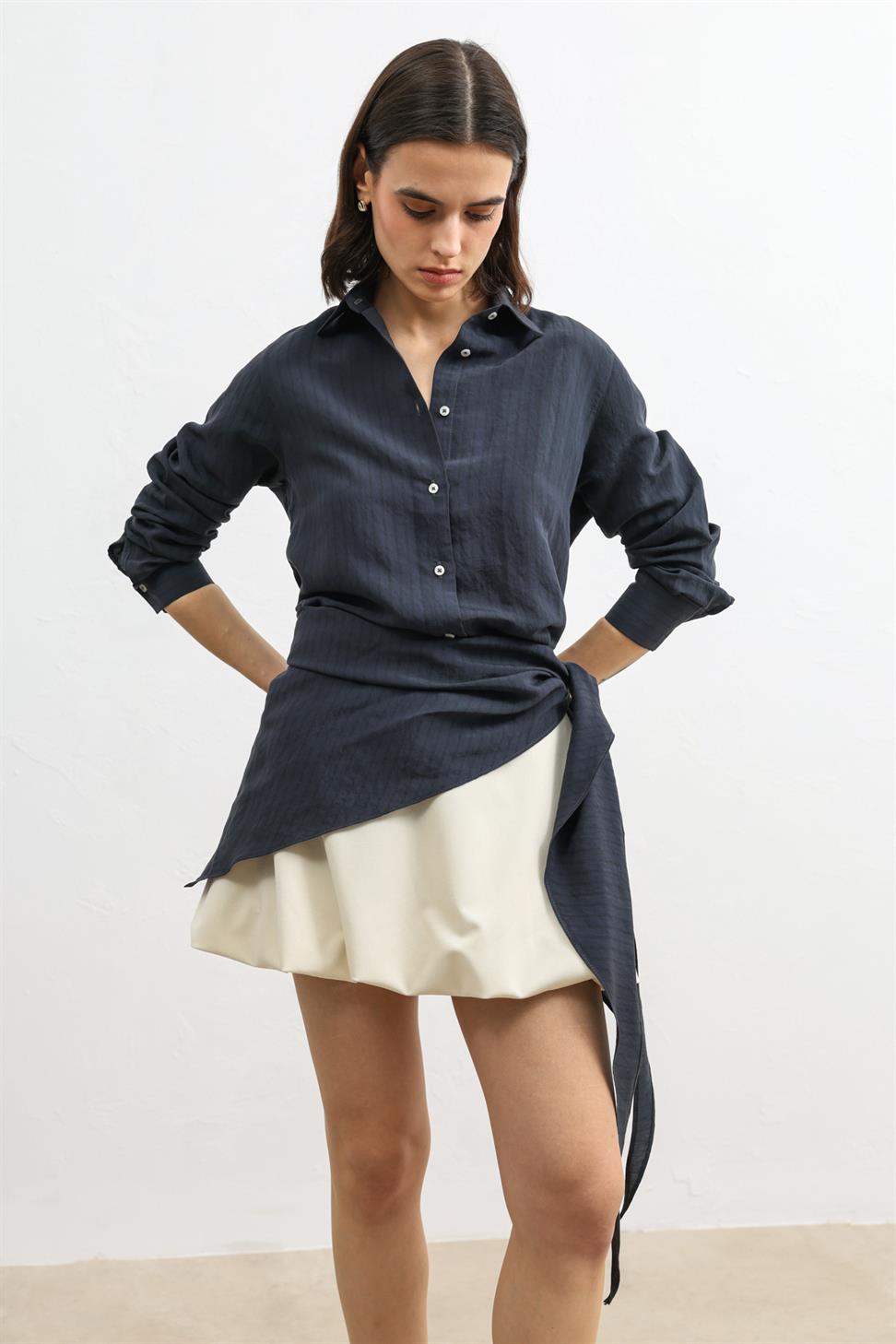 Womens Shirt with Pocket Details