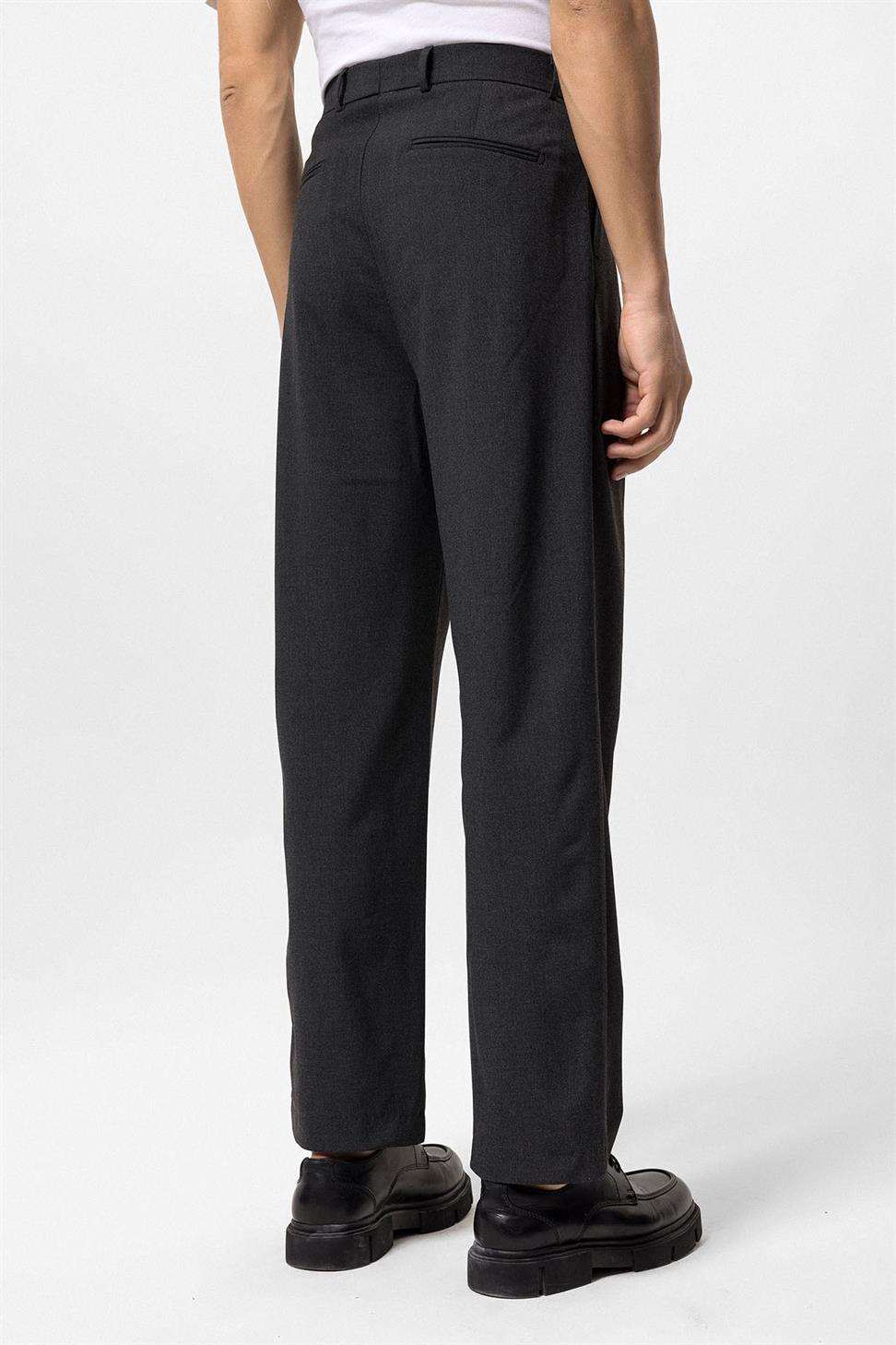 Antioch Antrasit Yüksek Bel Baggy Erkek Pantolon