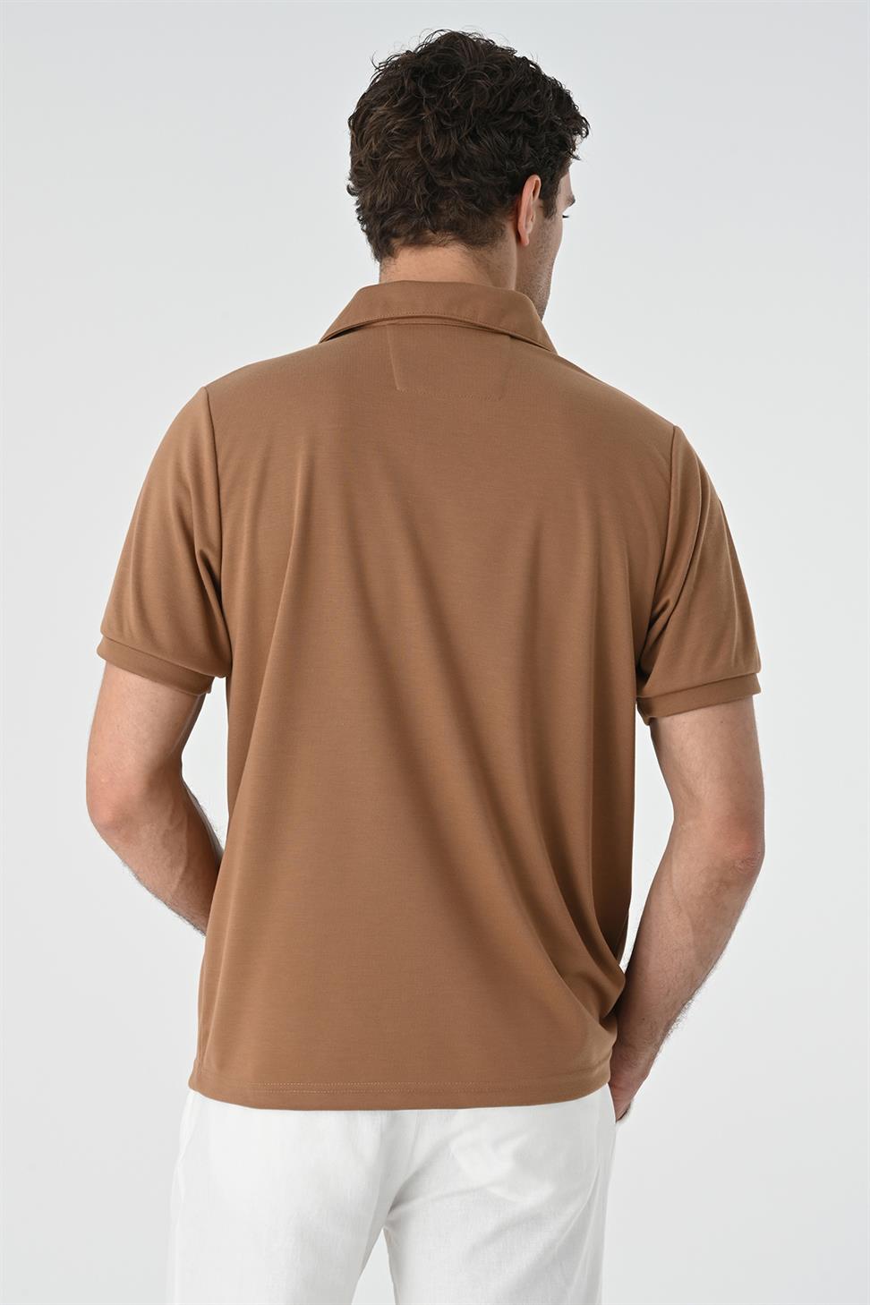 تي شيرت رجالي بياقة Apaş