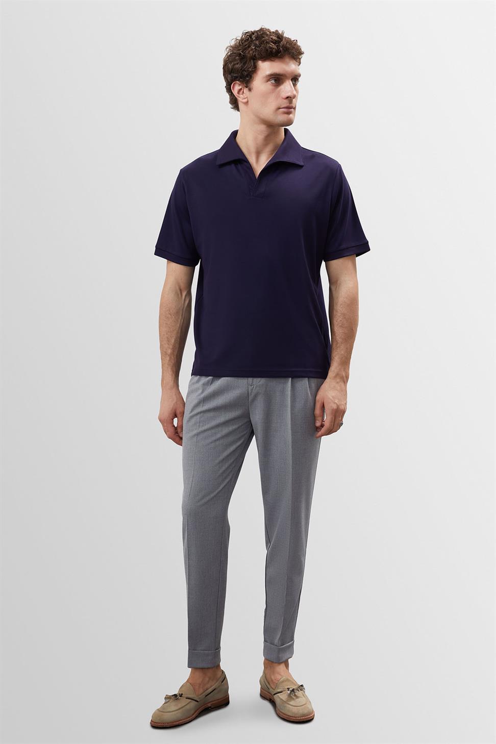 تي شيرت رجالي بياقة Apaş