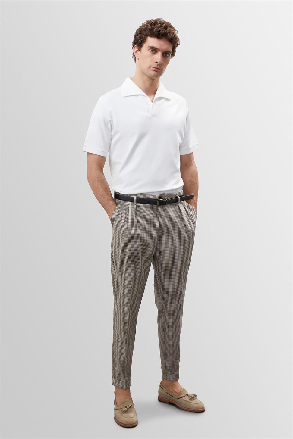 تي شيرت رجالي بياقة Apaş