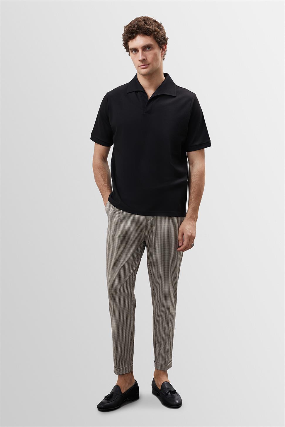 تي شيرت رجالي بياقة Apaş