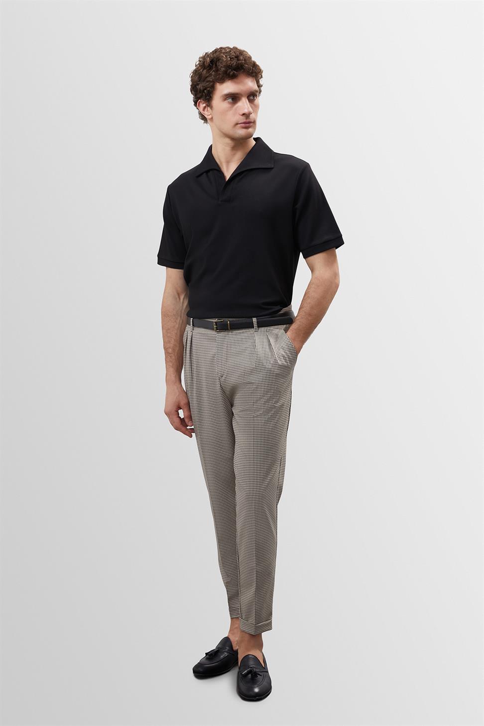 تي شيرت رجالي بياقة Apaş