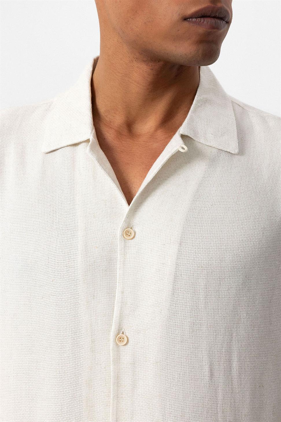 قميص رجالي محبوك بياقة Apaş