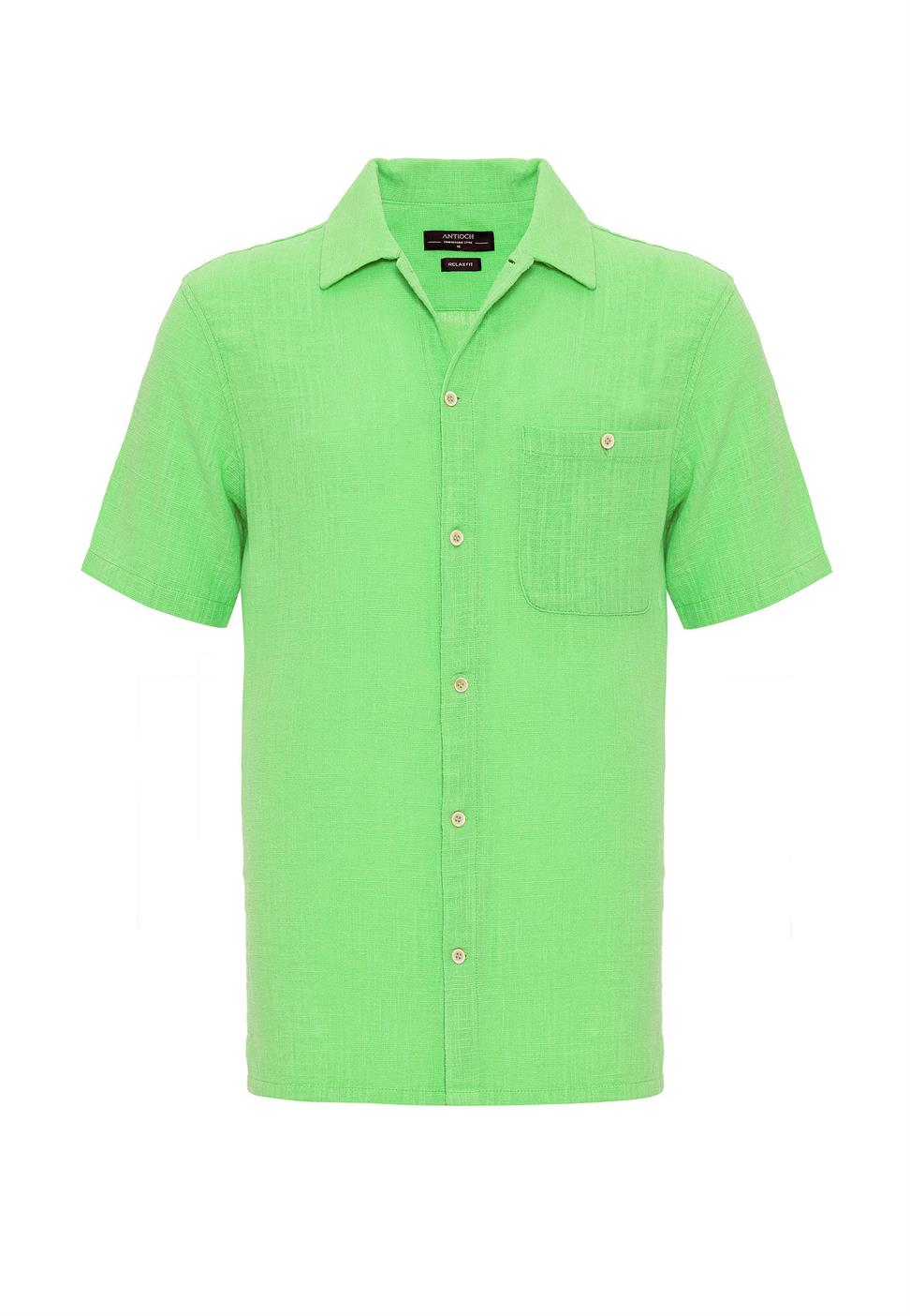 قميص رجالي بأكمام قصيرة وياقة عادية من Apaş